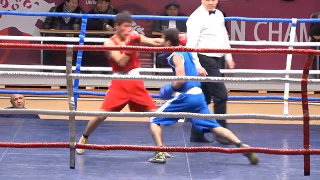 Бокс. Турнир Шопокова-2019. 57 кг 1\8 Нурбол Кожахмет (Казахстан)-Бахтовар Сагизов (Таджикистан) смотреть онлайн