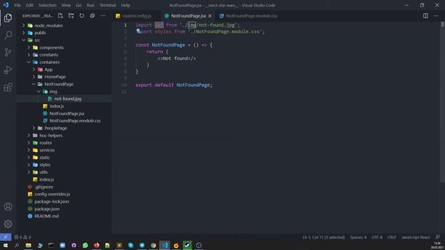 Курс React / Redux-практика. #11. Роутинг. Обработка ошибки 404. Хук useLocation() смотреть онлайн