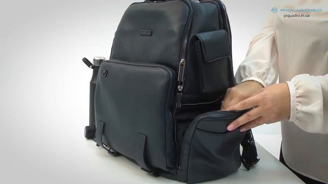 Обзор рюкзака для ноутбука Piquadro Modus Restyling (MOS) CA5552MOS смотреть онлайн