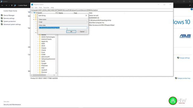 Customize OEM Information | Change OEM Logo In Windows 10