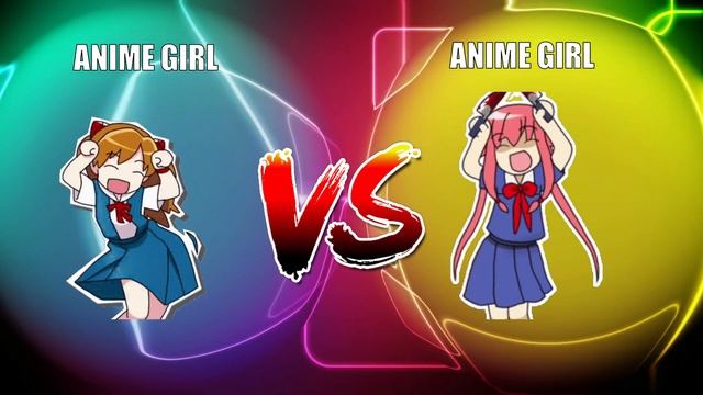 ANIME GIRL VS ANIME GIRL | BATTLE TREND VIDEO смотреть онлайн