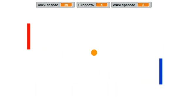 Ping pong game on Scratch Пинг понг на Скретч смотреть онлайн