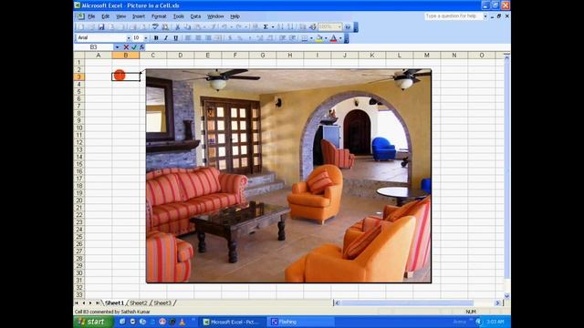 MS Excel Tutorial - Insert picture in a cell [HD] смотреть онлайн