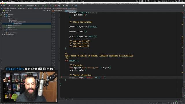 KOTLIN: Curso ANDROID desde CERO - MAPS/DICCIONARIOS - Lección 6 [2020] | Español | MoureDev смотреть онлайн