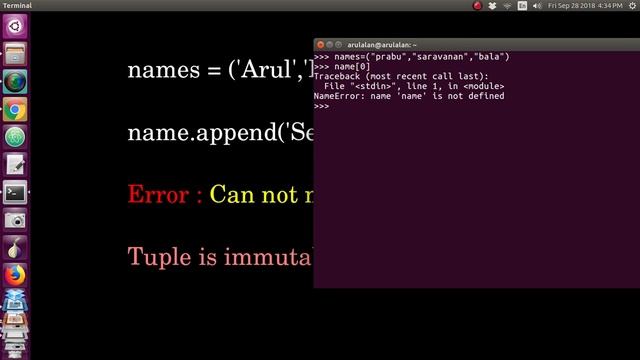 016 Python Tuple in English смотреть онлайн