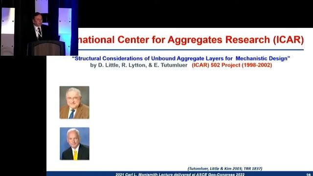 Geo-Congress 2022: Carl L. Monismith Lecture: Erol Tutumluer: Unbound Aggregate Pavement Layers смотреть онлайн