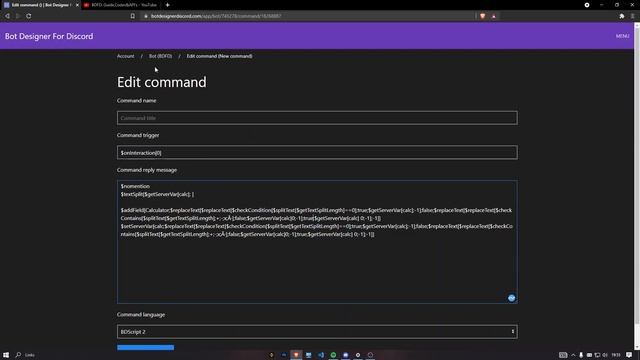 Calculator Command Using Buttons in Bot Designer For Discord | BDFD смотреть онлайн