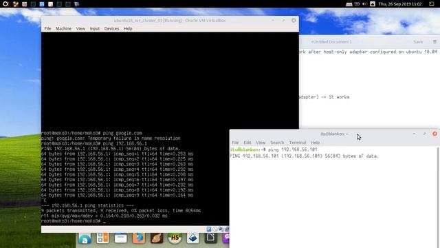 Virtualbox problem - NAT adapter doesn't work after host-only adapter configured on ubuntu server 1 смотреть онлайн
