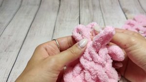 Повязка на голову из Alize Puffy