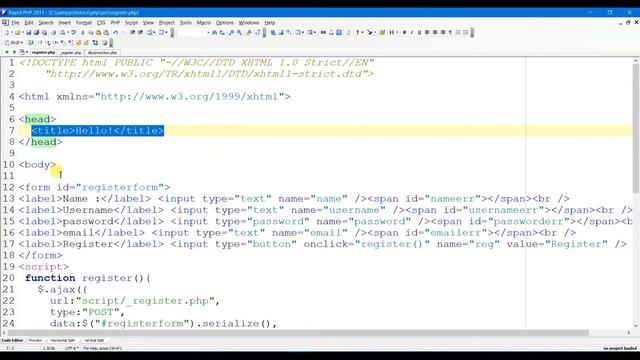 [ How to ] Registration system in PHP with AJAX - Part 2 #21 смотреть онлайн