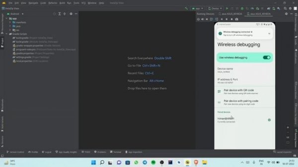 Mirror Android device Screen with Android Studio | Screen Mirror Android Studio