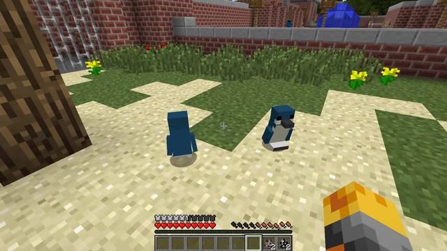 Minecraft PENGUIN MOD / HELP THEM FIND AN ENVIRONMENT TO LIVE IN!! Minecraft смотреть онлайн