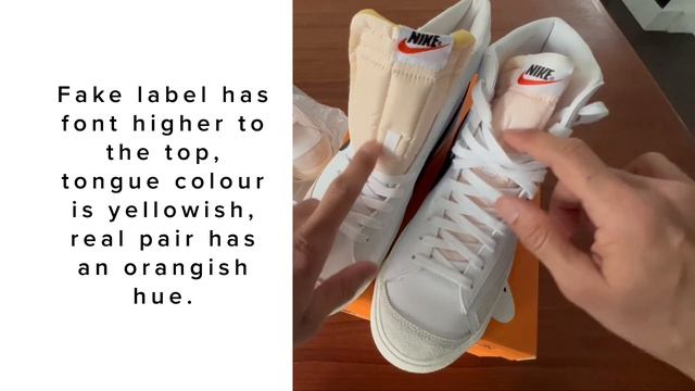Blazer Mid 77 Vintage Real vs Fake смотреть онлайн