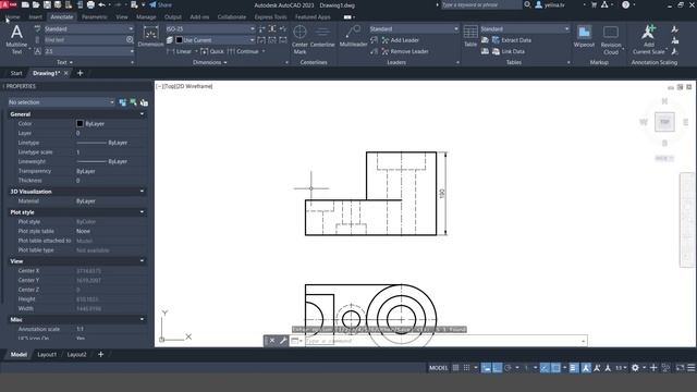 AutoCAD 2023 Practice #14 смотреть онлайн