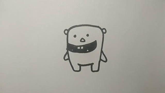 Как нарисовать милого монстра смотреть онлайн