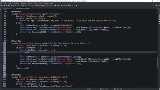 69 - Spring Boot : How to update the object using the PATCH? | Patch Mapping | HTTP Method PATCH смотреть онлайн
