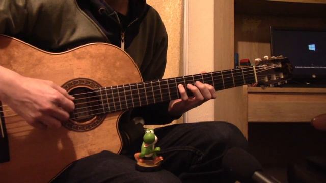 Aquatic Ambiance - Donkey Kong Country - Fingerstyle - Classical Guitar + Tab смотреть онлайн
