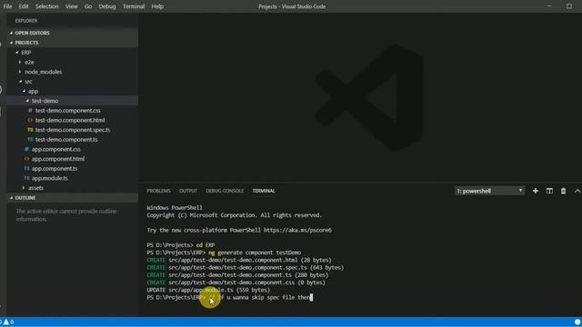 Create the new component in angular Tutorial 7 смотреть онлайн