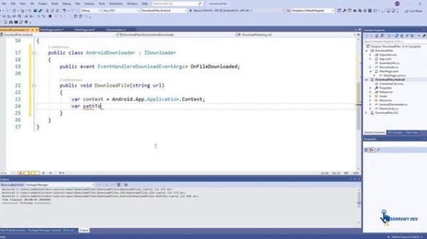 Xamarin Forms - Download Files Using DependencyService