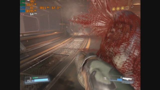 DOOM 2016 ON Intel Core i5 8400/UHD 630 смотреть онлайн