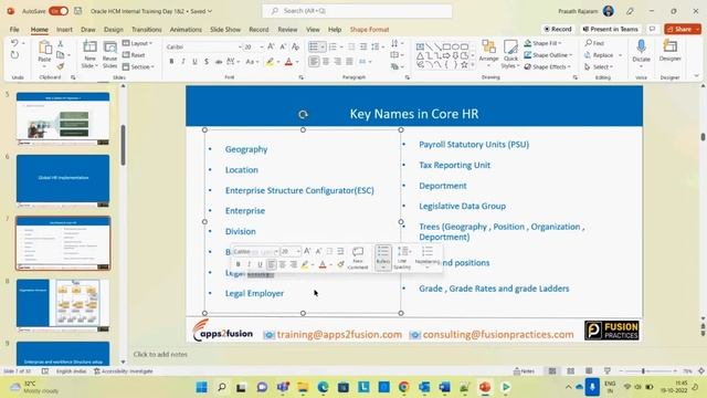 Implementing Global Human Resources in Oracle смотреть онлайн