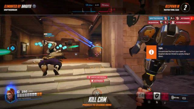 Overwatch 2 - Brigitte Gameplay (No Commentary) смотреть онлайн