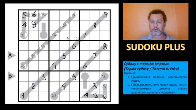 Судоку с термометрами (Термо-судоку / Thermo sudoku). Еще один замечательный тип судоку смотреть онлайн