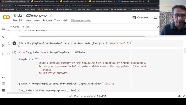 Meta AI Llama 2 Chat 7B LLM LangChain Text Summarization Named Entity Recognition Colab Tutorial смотреть онлайн