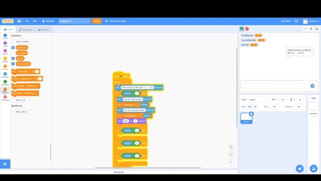 How To Make A Calculator In Scratch! | Easy tutorial for kids! смотреть онлайн