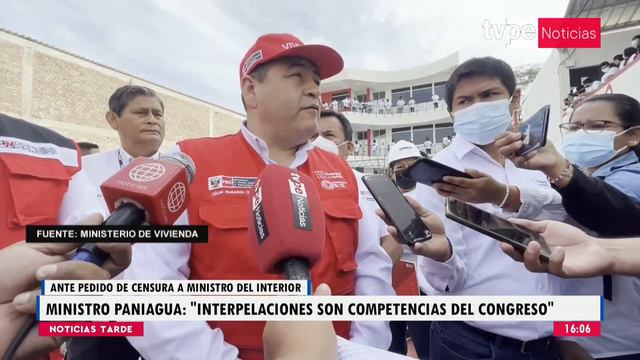Ministro Paniagua: "Interpelaciones son competencias del Congreso" смотреть онлайн