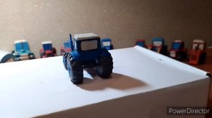 Слепил ТРАКТОРА из пластилина ?! Обзор моих тракторов