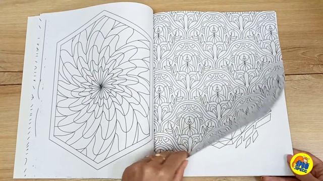 РАСКРАСКА-АНТИСТРЕСС. ГЕОМЕТРИЧЕСКИЕ УЗОРЫ смотреть онлайн