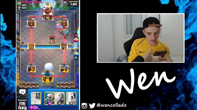 X1 CONTRA KENNEDY CLASH! *UM DOS MELHORES YOUTUBERS DE CLASH ROYALE* смотреть онлайн