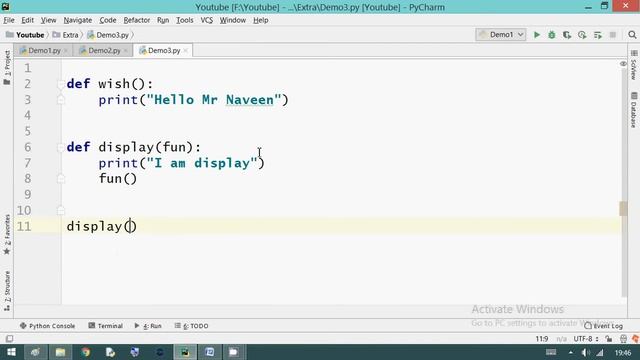 Passing Function name as a Parameter in Python смотреть онлайн