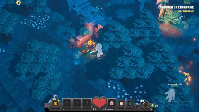 Découverte Minecraft Dungeons - Le bois des Creepers en Duo смотреть онлайн