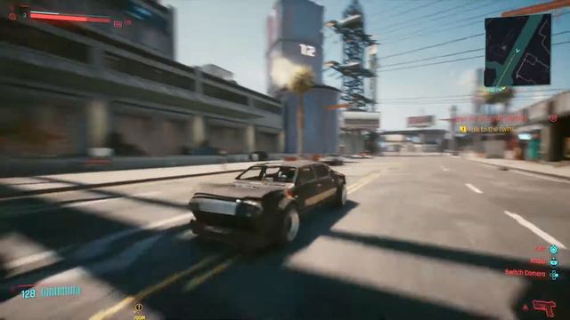 Cyberpunk 2077 - PS 4 Pro - game version 1.04 - car driving - the game runs very slow смотреть онлайн