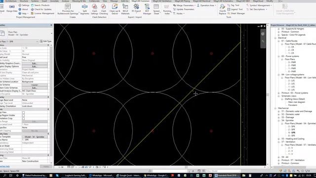 MagiCAD for REVİT - Sprinkler Operation Area Feature смотреть онлайн