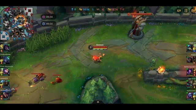 Wild Rift Kennen Gameplay | Top 1 Kennen Gameplay | Rank Master | смотреть онлайн