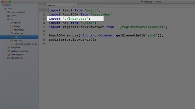 003 React fundamentals ES6 and API - Introduction to folder structure смотреть онлайн