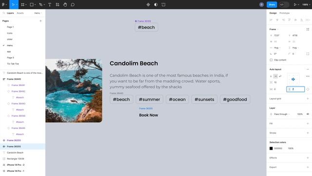 Responsive Card Component UI Design in Figma tricks & tips смотреть онлайн