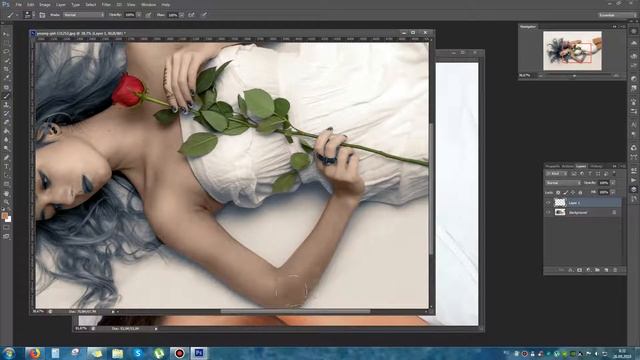 Курс "Сам себе дизайнер" Adobe Photoshop. Урок 8: Ретушь фото из ч/б в цветное. смотреть онлайн