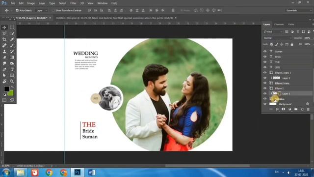 How to make wedding album in Photoshop cc 2023 | New Design Video | Hassan Pardasi смотреть онлайн
