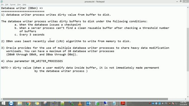 oracle 11g oracle DB writer process DBWR смотреть онлайн