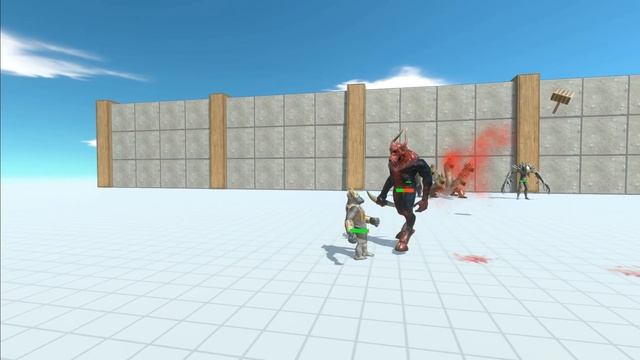 MUTANT PRIMATES + FANTASY TEAM VS INFERNALS TEAM - Animal Revolt Battle Simulator