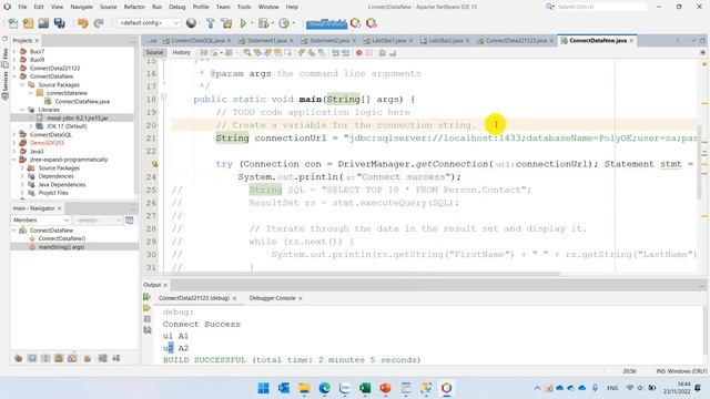#SOF203 #java3 Slide 5 Demo Kết Nối CSDL Với SQL Server смотреть онлайн