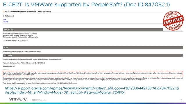Quest RECONNECT 2021– Streamlining Oracle Applications from on-premises to VMware Hybrid Cloud смотреть онлайн