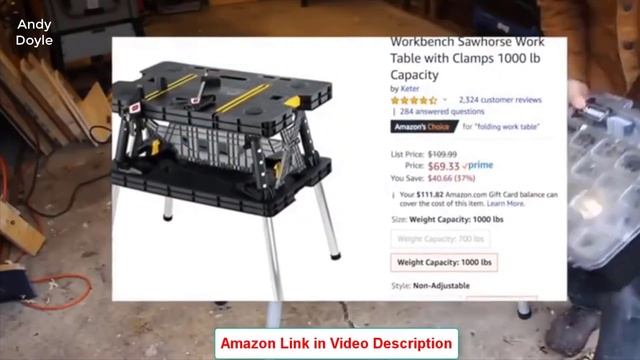 Review Keter Folding Table Work Bench 2022 смотреть онлайн