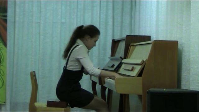 Замеженина Кристина, 15 лет, с.Ивантеевка Саратовской области. Ф.Лист "Грезы любви" смотреть онлайн