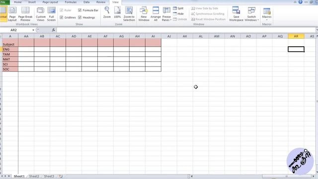 How to freeze first column and Rows in MS Excel | Excel freeze panes | In Tamil Nammaoorugoogle смотреть онлайн