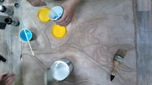 Бесплатный мастер-класс «Барельефы. Технология создания объемных картин». Мастер Наталья Дроздова.